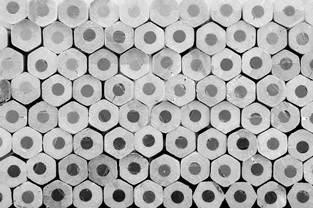 EYFS image- pencils black and white