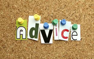 Advice pinboard